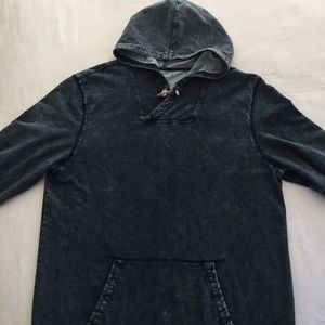 Cotton Denim look Hooded Top size 16-18